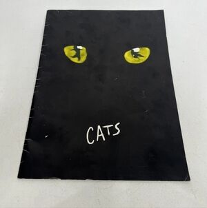 💜$5💜 1981 CATS Musical Broadway Program & Cast Bio Insert Chicago